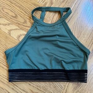 4/$30 Victoria’s Secret sport bra unlined Green Halter Bralette Sz Medium